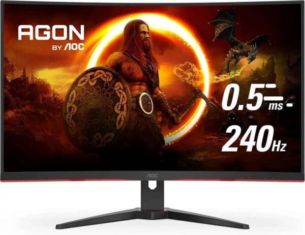 AOC G32G2 |Framesless | Gaming Monitor |FreeSync Premium | Low Blue Light | Flicker Free | VESA mountable – 32 Inch   (C32G2ZE)